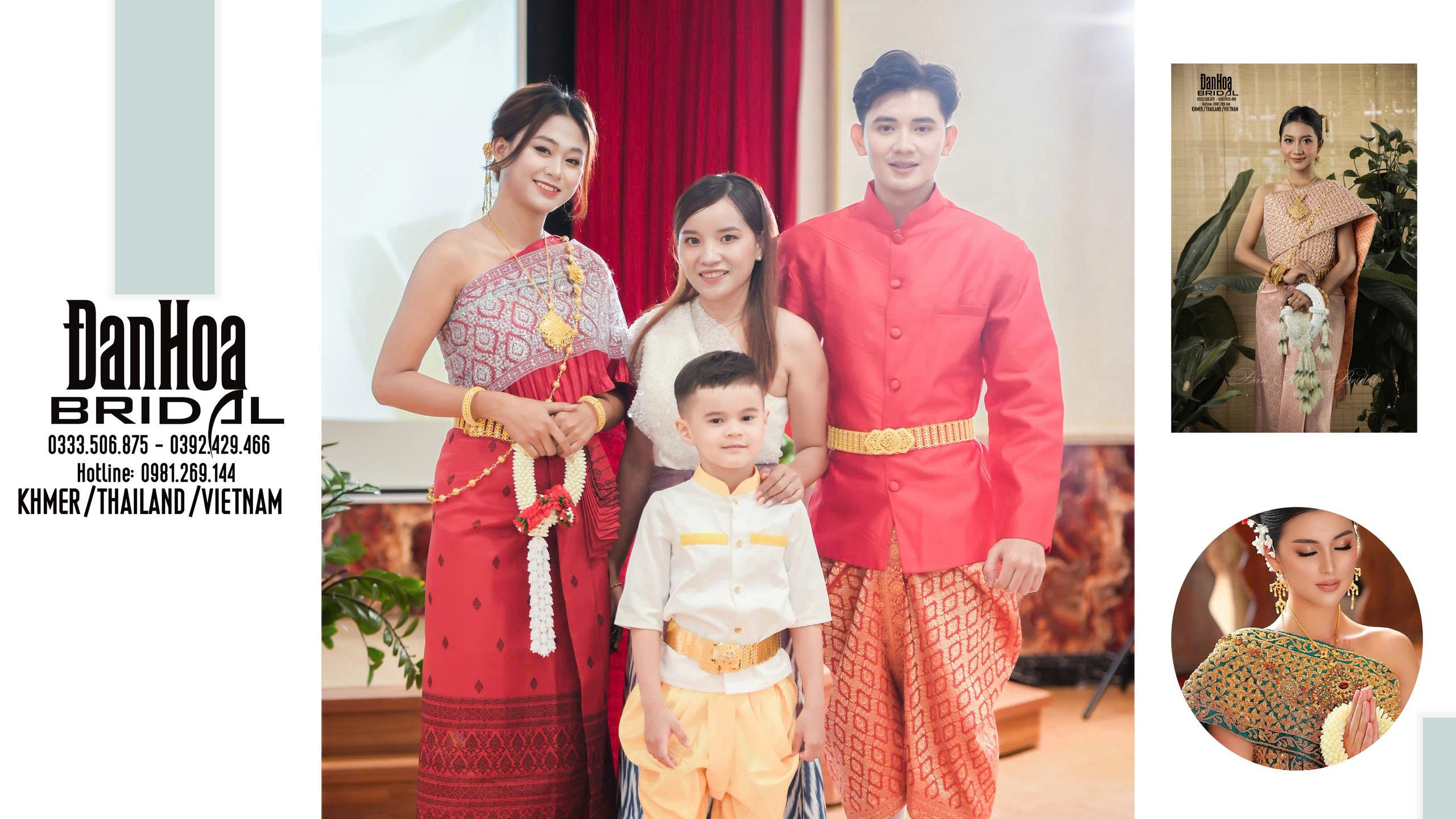 Trang phục cưới truyền thống Khmer Danhoa Bridal